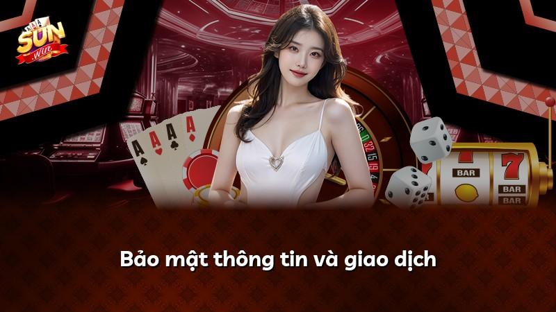 Bảo mật thông tin và giao dịch