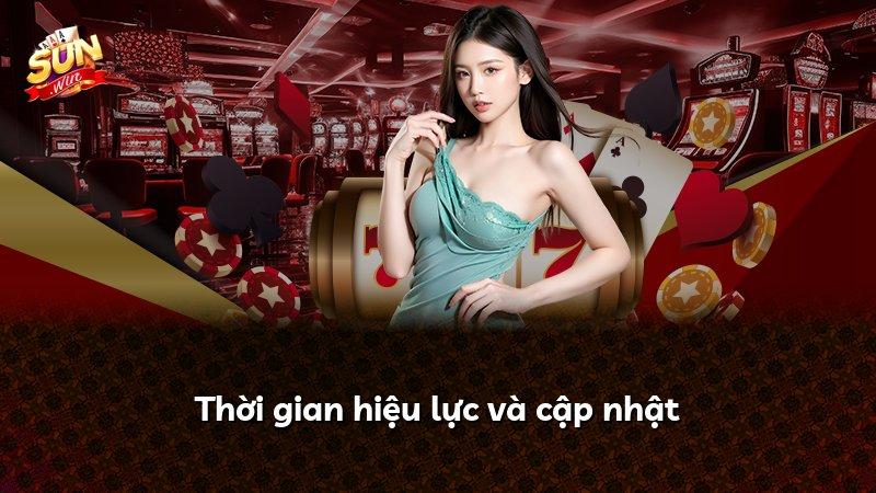 Thời gian hiệu lực và cập nhật